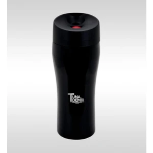Kişiye Özel 3569 Siyah Paslanmaz Çelik Termos Mug 500 ml
