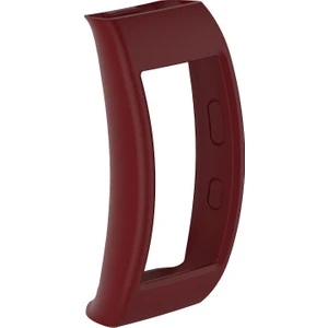 For Galaxy Gear Fit2 / Fit2 Pro R360 Watch Protective Case(Dark Red) (Yurt Dışından)