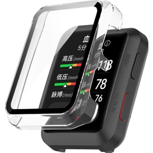 For Huawei Watch D Shockproof Pc Protective Case With Tempered Glass Film(Transparent) (Yurt Dışından)