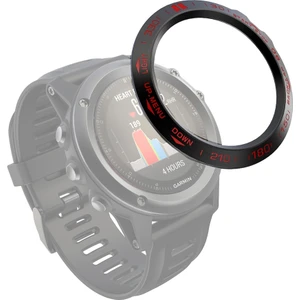 Garmin Fenix ​​3/3 Hr Akıllı Izle Çelik Çerçeve Halkası, B Sürümü (Siyah Halka Kırmızı Harf) (Yurt Dışından)