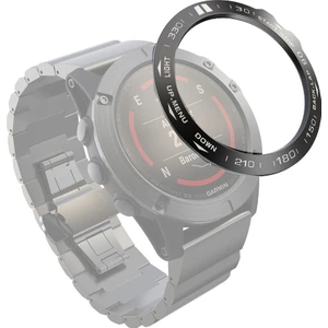 Garmin Fenix ​​5x / 5x Artı Akıllı Izle Çelik Çelik Çelik Yüzük, B Sürümü (Siyah Yüzük Beyaz Mektup) (Yurt Dışından)
