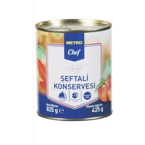 Metro Chef Şeftali Konservesi 4 kg