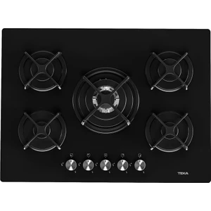 HF LUX 70 5G AI AL TR CI Ankastre Kristal Wok Gözlü Cam Gazlı Ocak Döküm Izgara Siyah 70 cm 40229048