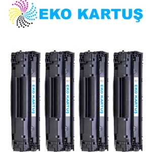 Eko Kartuş Hp CE285A M1132 Ekonomik  Avantajlı 4’lü   Paket Muadil Toner  Muadil Toner