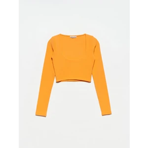 30111 Uzun Kollu Top-Oranj
