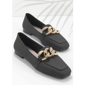 Siyah Nubuk  Kadın Loafer Ayakkabı K016411659