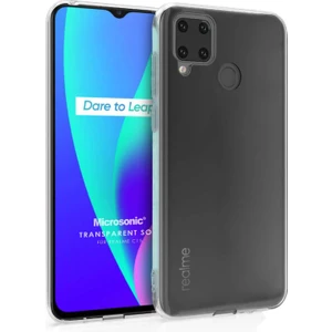 Realme C15 Kılıf Transparent Soft Şeffaf