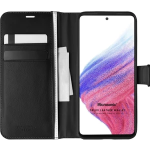 Samsung Galaxy A53 5g Kılıf Delux Leather Wallet Siyah