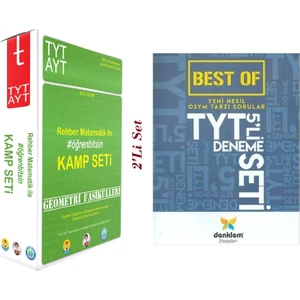 Tonguç Akademi TYT-AYT Geometri Fasikülleri Seti ve Best Of 5'li Deneme Seti (2'li Set)