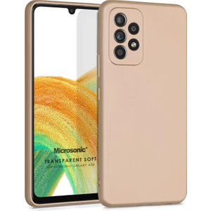 Matte Silicone Samsung Galaxy A33 5g Kılıf Gold