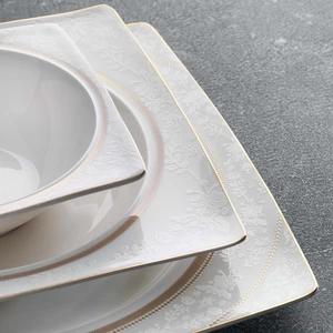Glamor Elegant Yemek Takım-60 Parça-Beyaz
