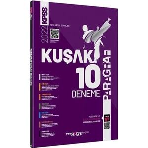 Marka Yayınları KPSS Paragraf Kuşak 10 Deneme Tamamı Video Çözümlü