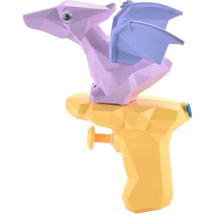 4 Adet Sevimli Karikatür Dinozor Su Püskürtme Oyuncak Pterodaktil (Yurt Dışından)