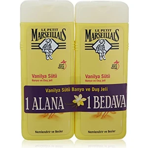 Le Petit Marseillais Duş Jeli Vanilya Sütü 2X400 ml