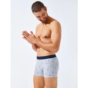 Baskılı Basic Regular Boxer