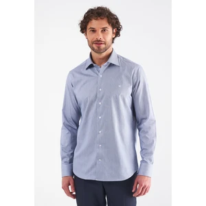 Regular Fit Lacivert Klasik Erkek Gömlek GM21K212076_K39