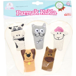 Çiftlik Hayvanları Parmak Kukla 5'li -Birlik