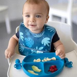 Başlangıç Önlüğü (3-9 Ay) 2'li Paket - Dinosaurs & Blue Tropic