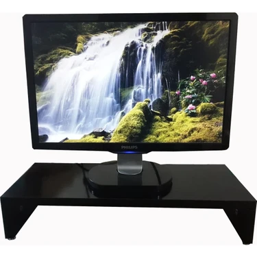 Wooden Gold 22 cm Yükseklikte Klavye Uyumlu Altına Klavye Konulabilir Monitor Aksesuarı Monitör