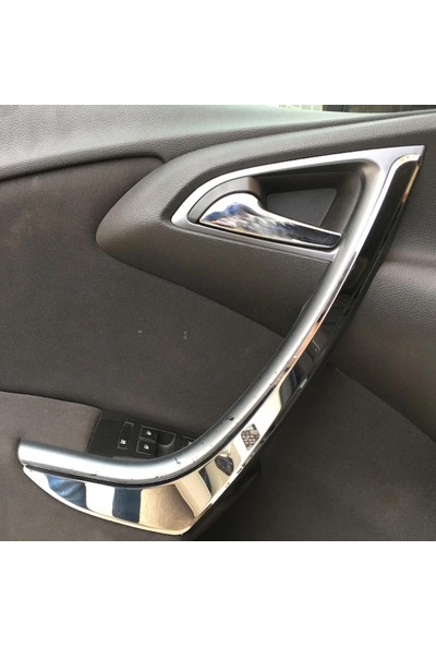 Arabamsekil Opel Astra J Krom Iç Kapı Kolu Çerçevesi 2010-