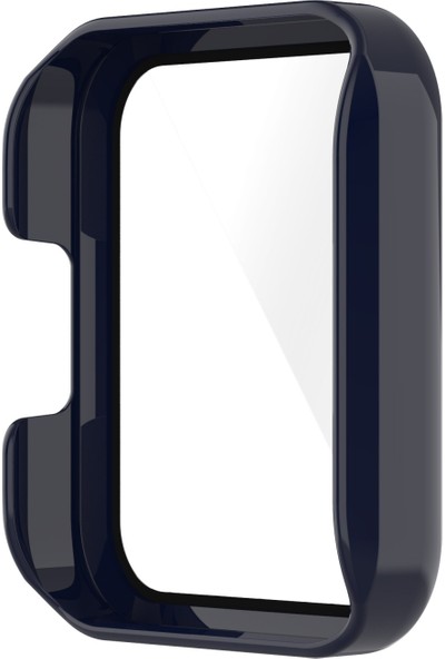 Zsykd For Xiaomi Redmi Watch 2 Lite Pc + Tempered Glass Watch Protective Case(Ink Blue) (Yurt Dışından)