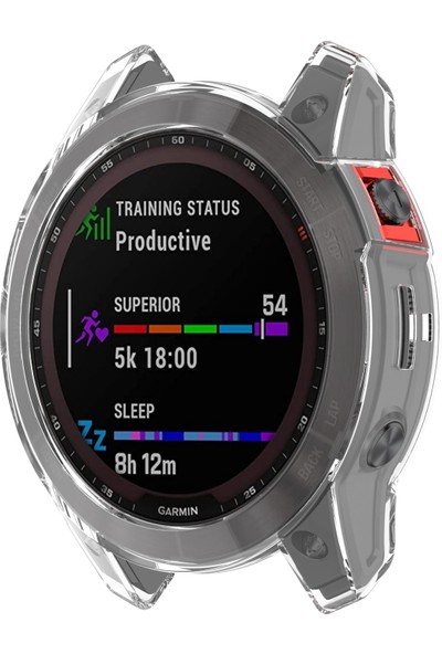 Zsykd Garmin Fenix ​​7 Için Darbeye Dayanıklı Tpu Yumuşak Koruyucu Kılıf (Şeffaf) (Yurt Dışından)