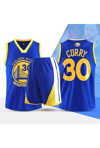 Nova Nba Golden State Warriors Stephen Curry 30 Basketbol Forması (Yurt Dışından)