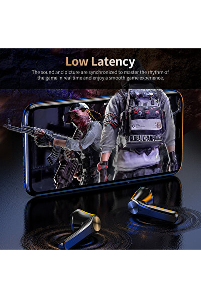 Lenovo QT81 Tws Kablosuz Bluetooth 5.0 Dijital Ekranlı Su Geçirmez Kulakiçi Kulaklık - Beyaz (Yurt Dışından)
