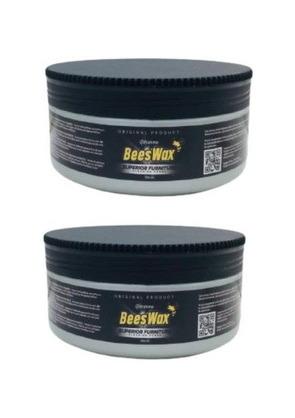 BeesWax 2'li Ahşap Onarıcı Parlatıcı Koruyucu Balmumu 2x150=300ml