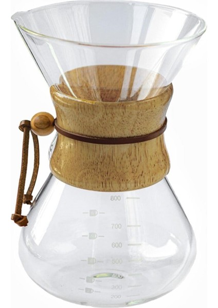 Black Goat Chemex 600 ml Ahşap Tutacaklı