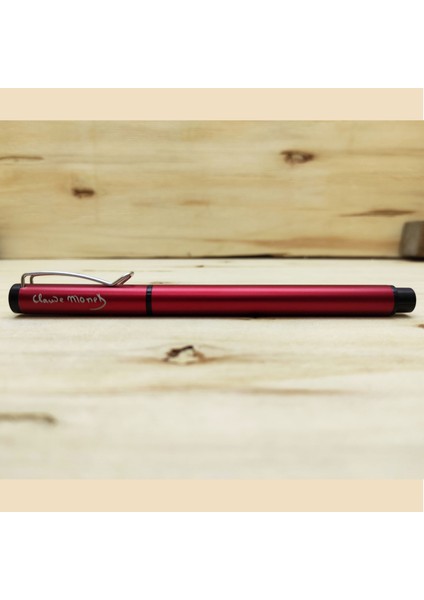 Claude Monet - Metal Tükenmez Roller Kalem Mod1 Kırmızı