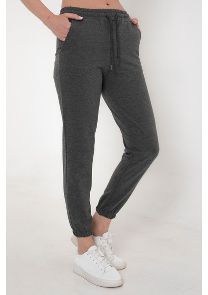 Kadın Beli ve Paçası Lastikli Eşofman Altı fırsatları