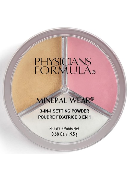 Mineral Wear 3 In 1 Sabitleyici Pudra