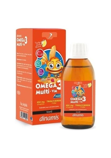 Dınamıs Omega3 Multı-Vm Surup 150 Ml