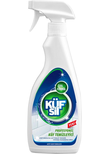 Profesyonel Küf Temizleyici 500 ml Güçlü Temizlik ve Anında Beyazlatma Etkisi