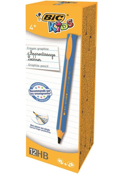 Bic Kids Evolution 919262 Üçgen Jumbo Başlangıç Kurşun Kalem Mavi 12'li Paket fiyatları