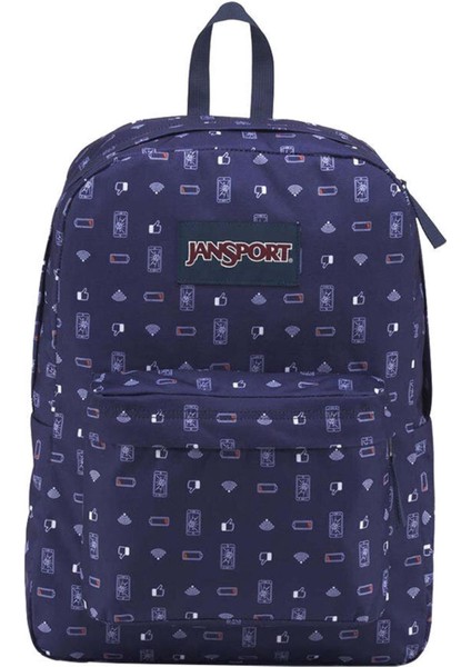 Jansport T50138 Superbreak Digital Destruction Okul Sırt Çantası