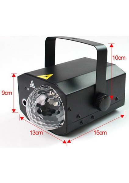 QD-16 RGB Sahne Led ve Lazer Işık 16 Çeşit Desen