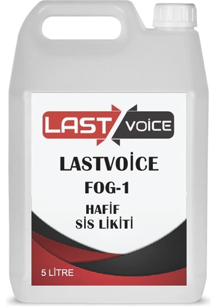 Fog-1 Sis Makinesi Likiti Sıvısı 5 Litre Hafif