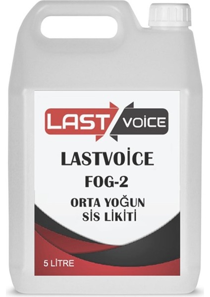 Fog-2 Sis Makinesi Likiti Sıvısı 5 Litre Orta