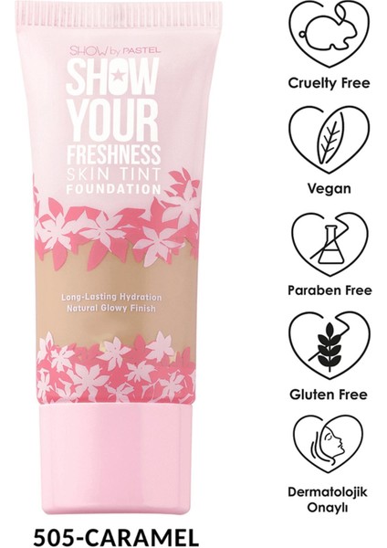 Show By Pastel Freshness Skin Tint Fondöten No: 505