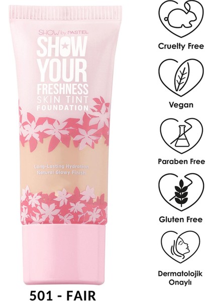 Show By Pastel Freshness Skin Tint Fondöten No: 501