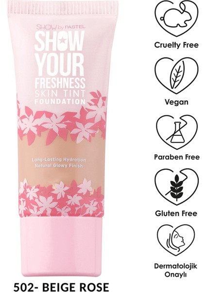 Show By Pastel Freshness Skin Tint Fondöten No: 502