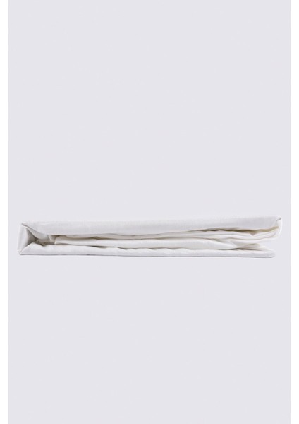 Battal Boy Lastikli Çarşaf %100 Organik Pamuk Saten Beyaz 180X200 cm fırsatları