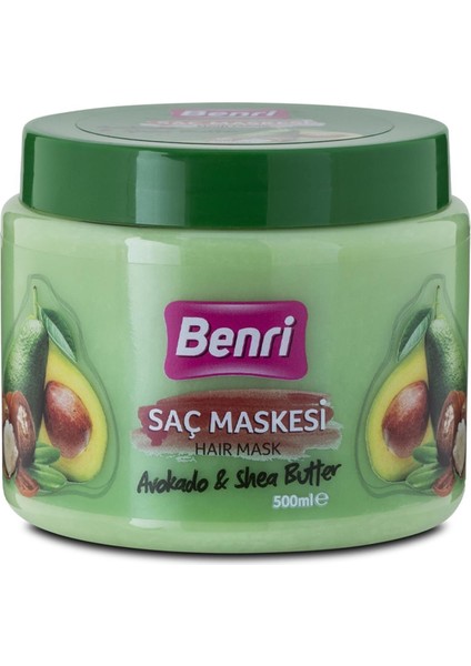 Saç Maskesi Shea Butter & Avokado 500 ml