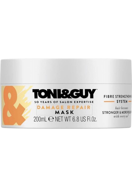 Toni&guy Yıpranmış Saçlar Için Yoğun Onarıcı Saç Maskesi 200 ml