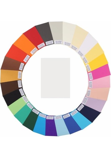 Artist Fon Kartonu Dokulu 220 gr 50 x 70 cm 50'li Paket 703 Beyaz