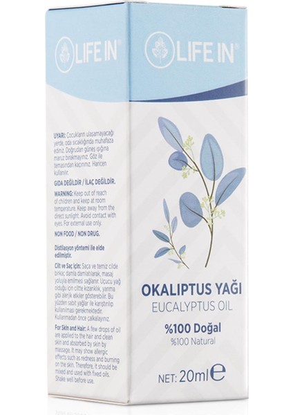 Life In Okaliptus Yağı 20 ml