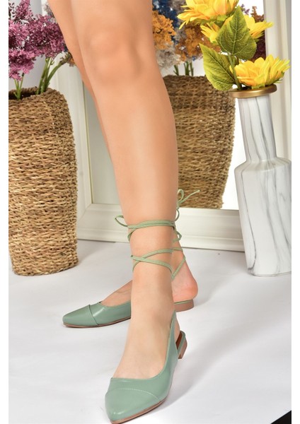 Yeşil Bilek Bağlamalı Kadın Babet M726890209 fırsatları