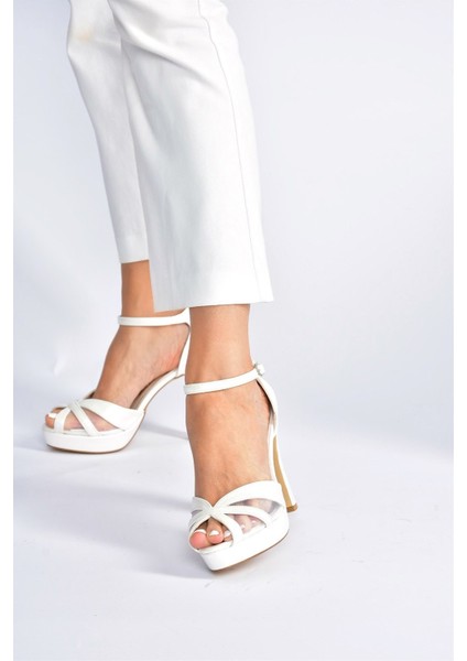 Sedef Platform Topuklu Kadın Abiye Ayakkabı M348202009 fiyatları